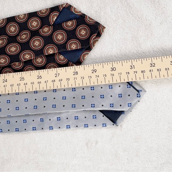 Jos. A. Bank Black and Gray Ties Elegant Accessories Set of 2 - Picture 7 of 9